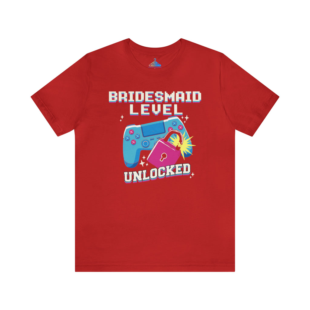 Bridesmaid Level Unlocked T-Shirt - Eventclothing.com