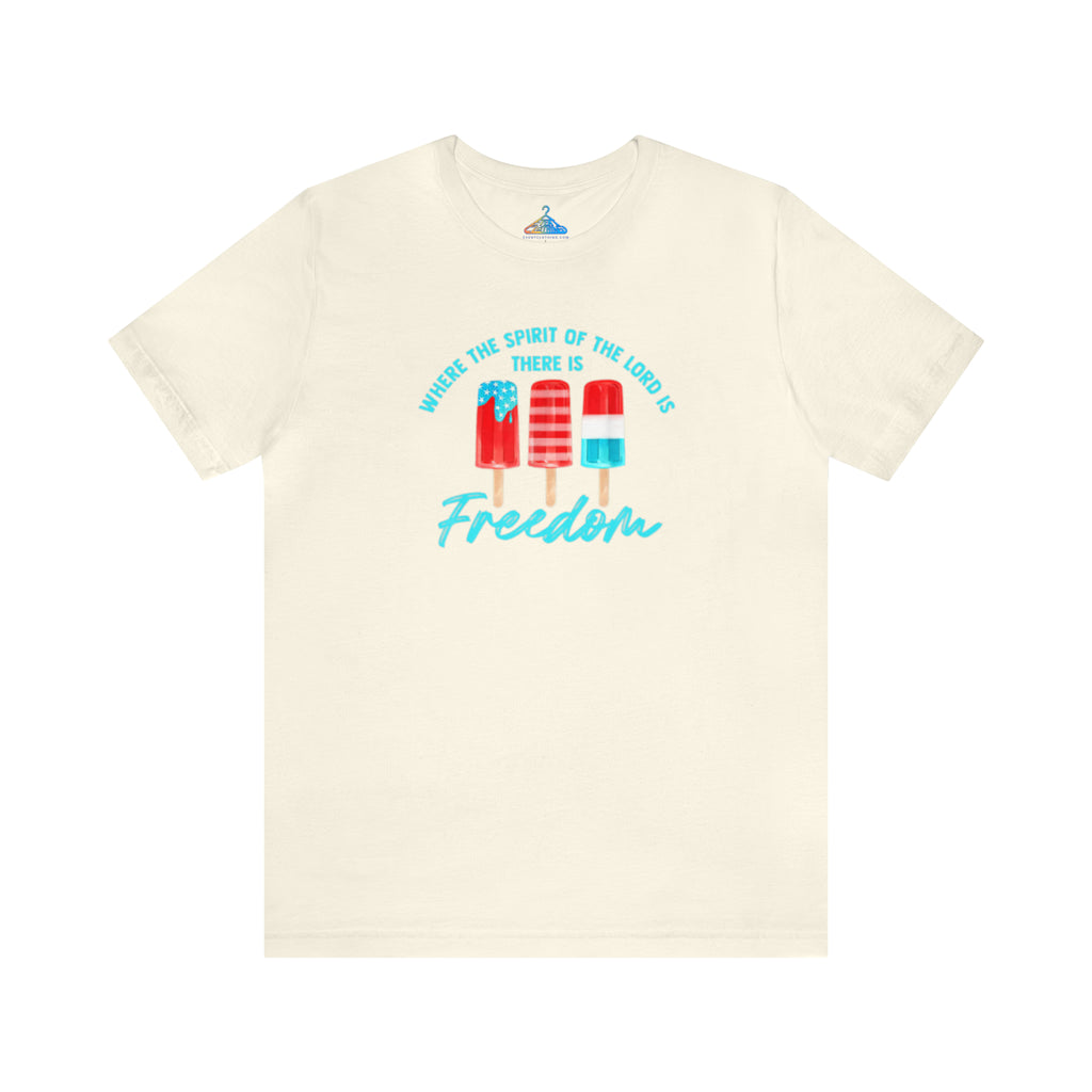 Spirit of The Lord There Is Freedom T-Shirt - Eventclothing.com