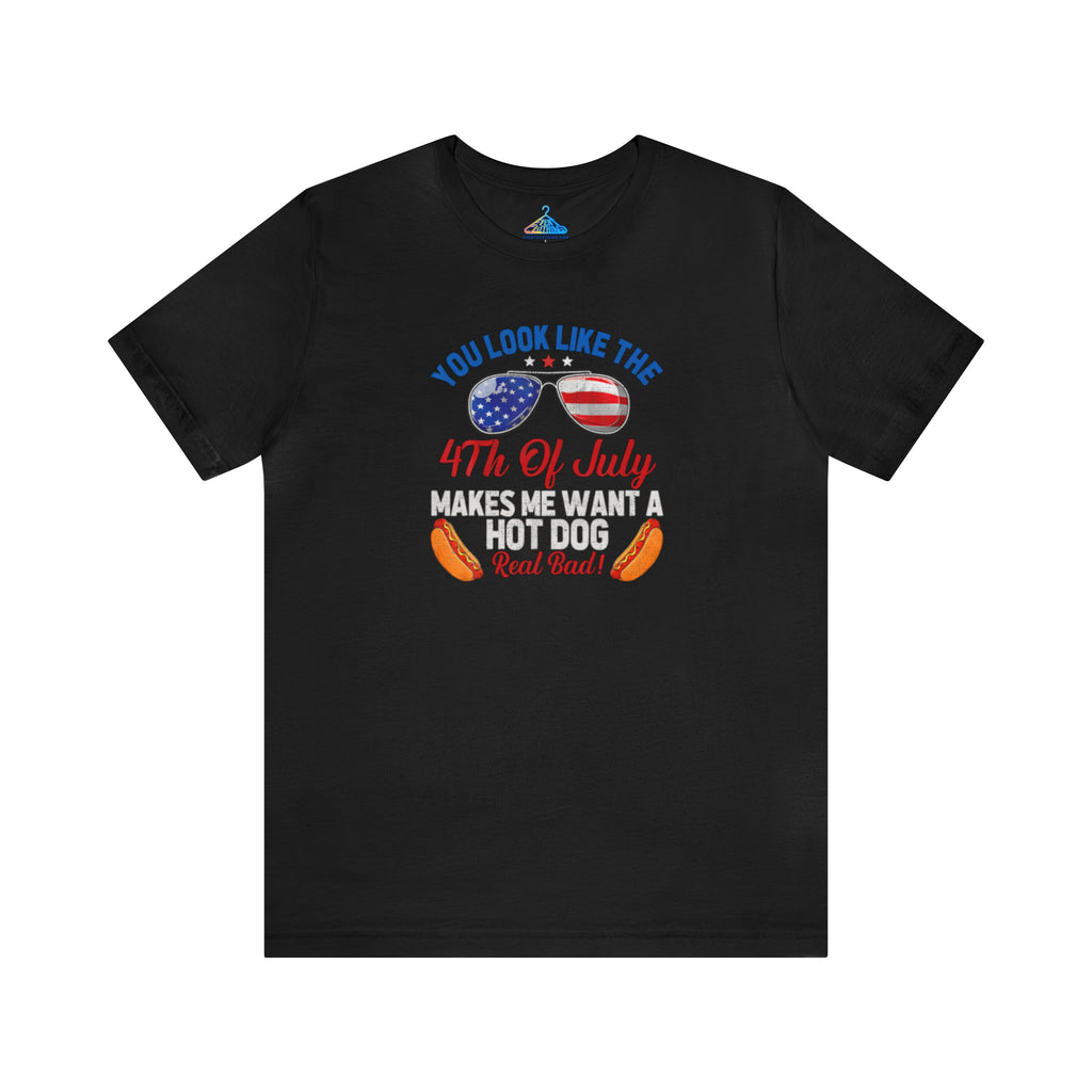 Fourth of July I Want A Hot Dog Real Bad T-Shirt - Eventclothing.com