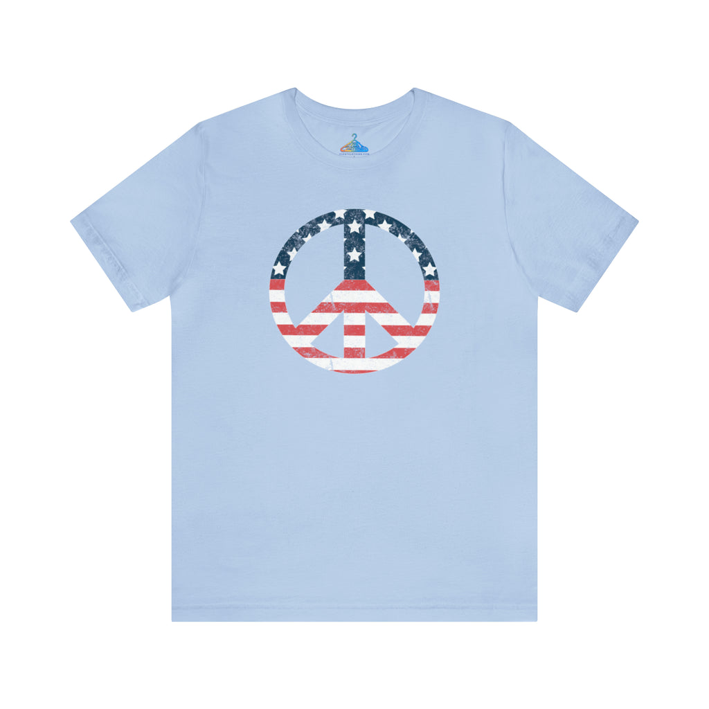 Fourth of July Peace Sign T-Shirt - Eventclothing.com