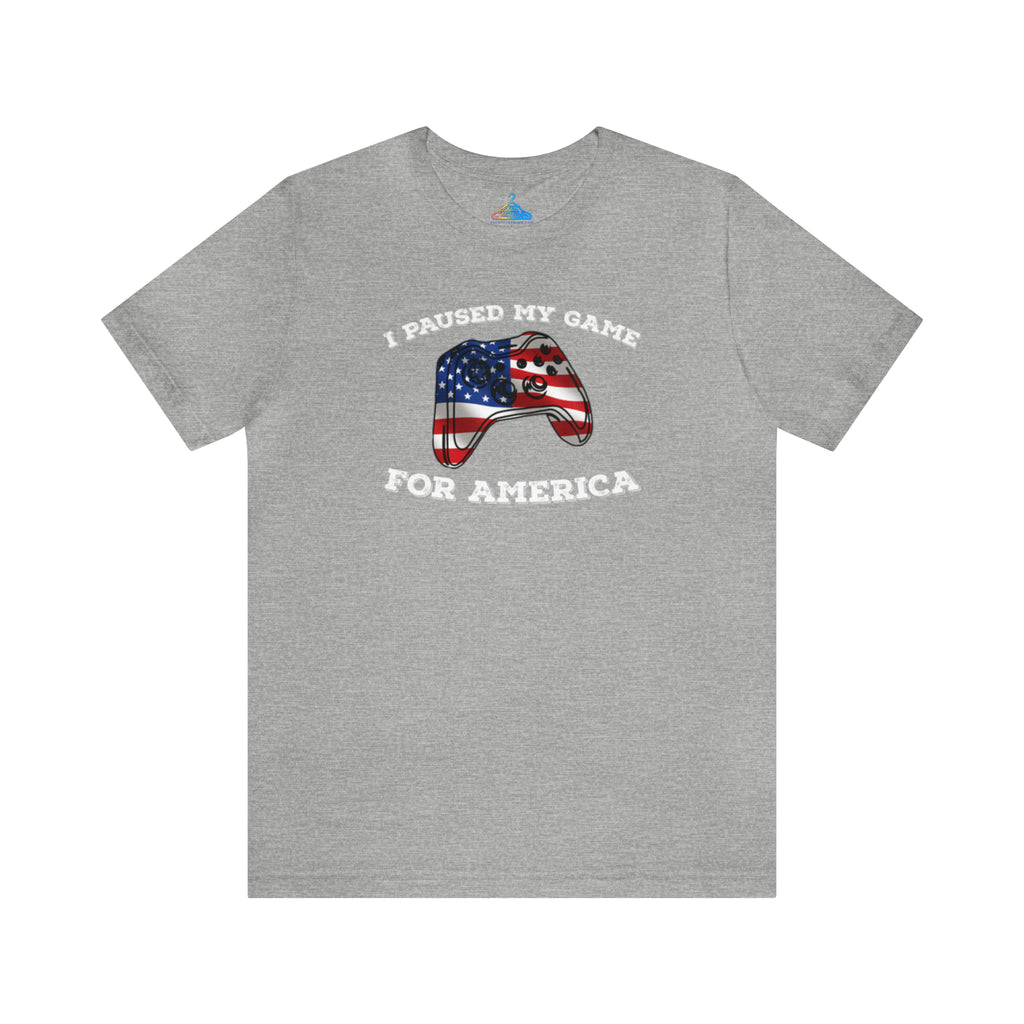 I Paused My Game for America T-Shirt - Eventclothing.com