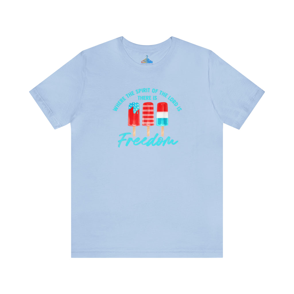 Spirit of The Lord There Is Freedom T-Shirt - Eventclothing.com