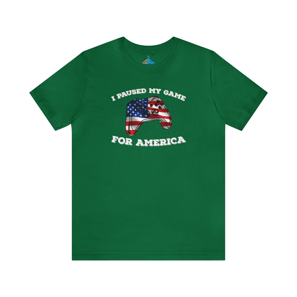 I Paused My Game for America T-Shirt - Eventclothing.com