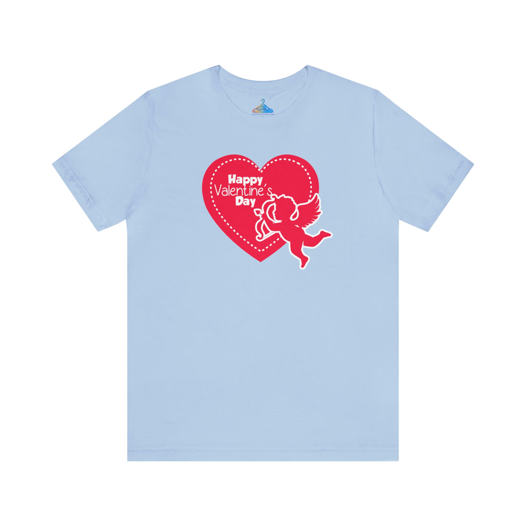 Happy Valentines Day Angel Heart T-Shirt - Eventclothing.com