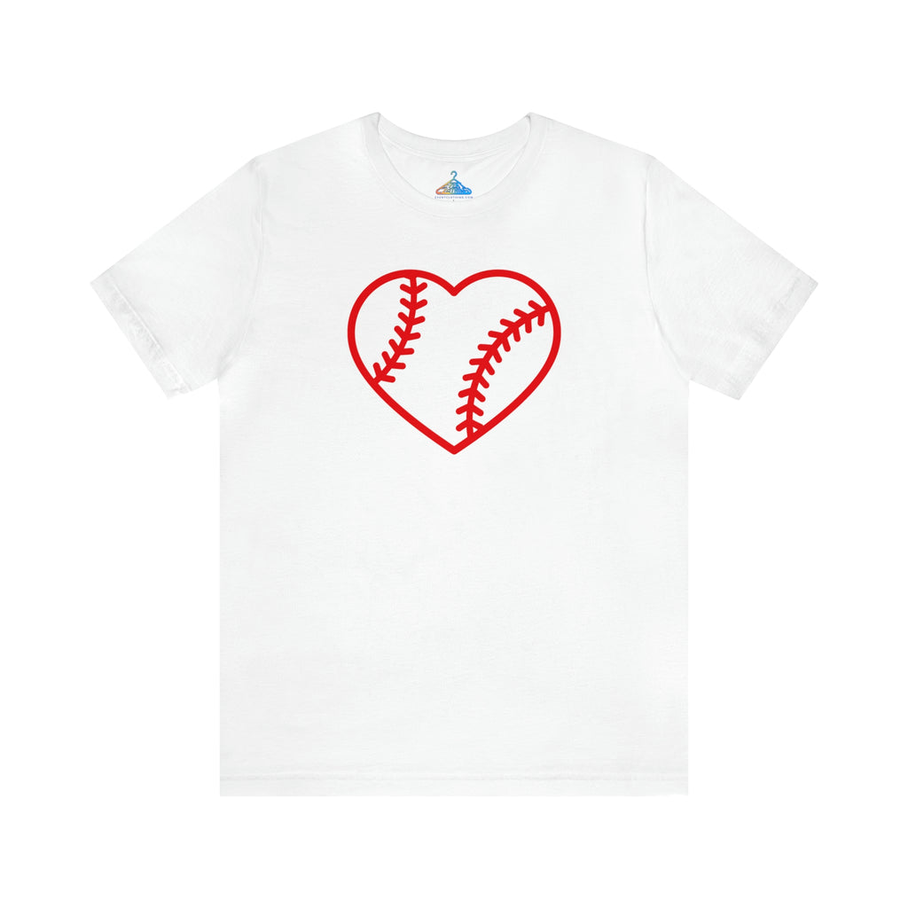 Baseball Heart T-Shirt - Eventclothing.com