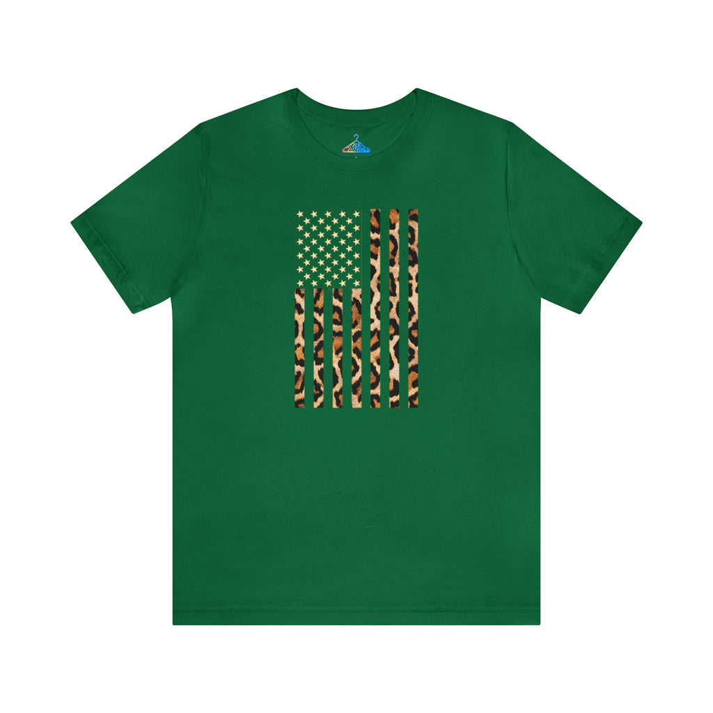 Leopard USA Flag T-Shirt - Eventclothing.com