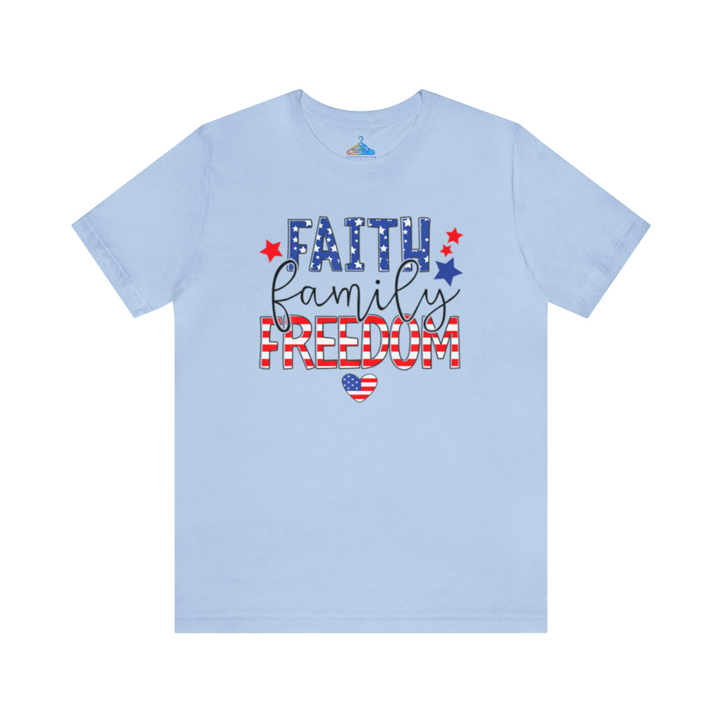 Faith Family Freedom T-Shirt - Eventclothing.com