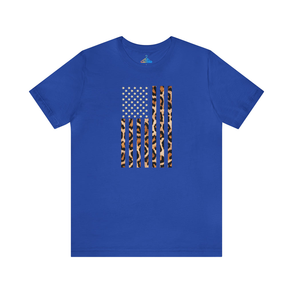 Leopard USA Flag T-Shirt - Eventclothing.com