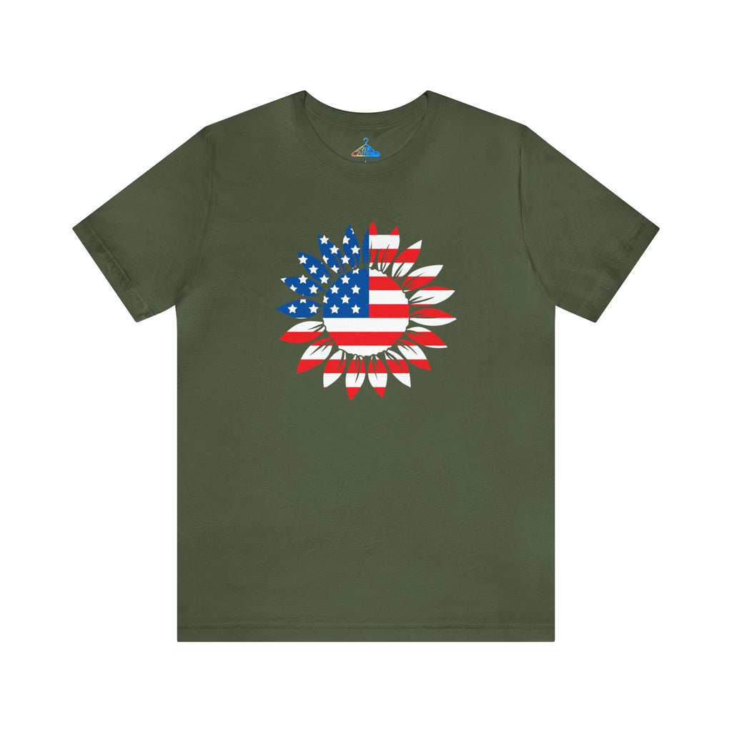 Fourth of July Sunflower T-Shirt - Eventclothing.com