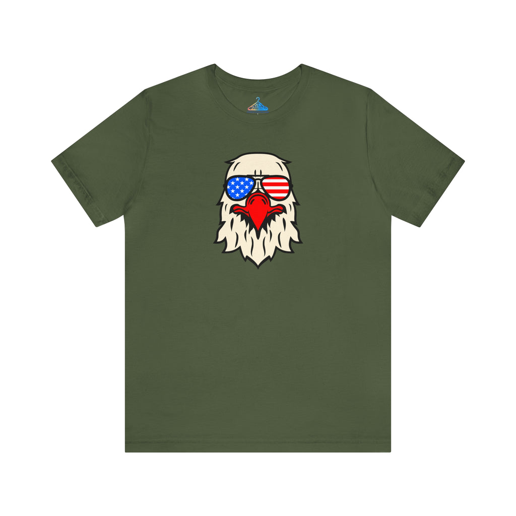 Eagle USA Flag Glasses T-Shirt - Eventclothing.com