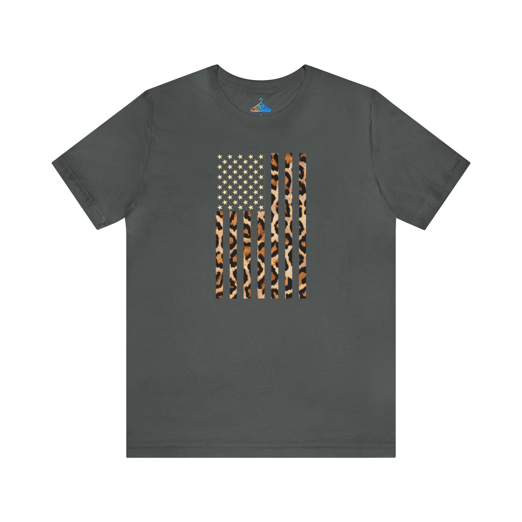 Leopard USA Flag T-Shirt - Eventclothing.com