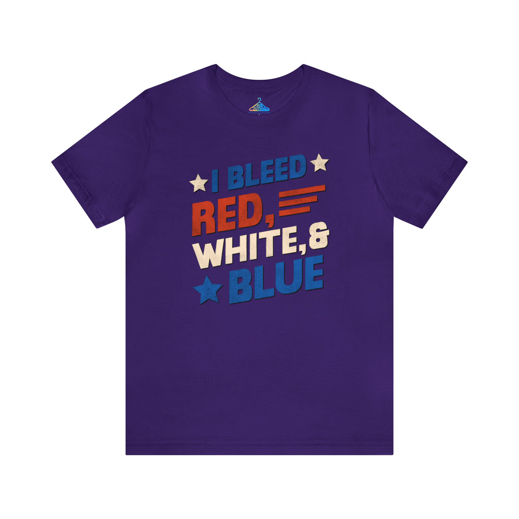 I Bleed Red White and Blue T-Shirt - Eventclothing.com