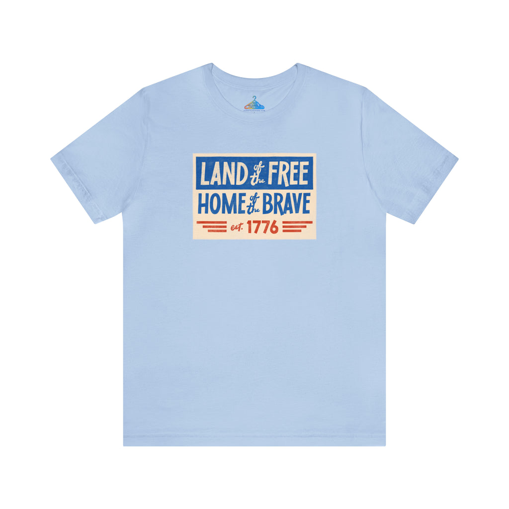 Land Of The Free Home Of The Brave T-Shirt - Eventclothing.com