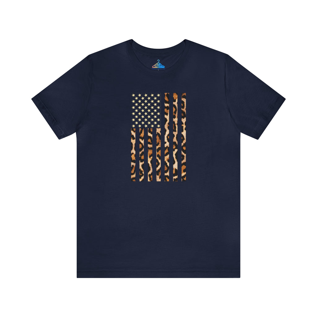 Leopard USA Flag T-Shirt - Eventclothing.com