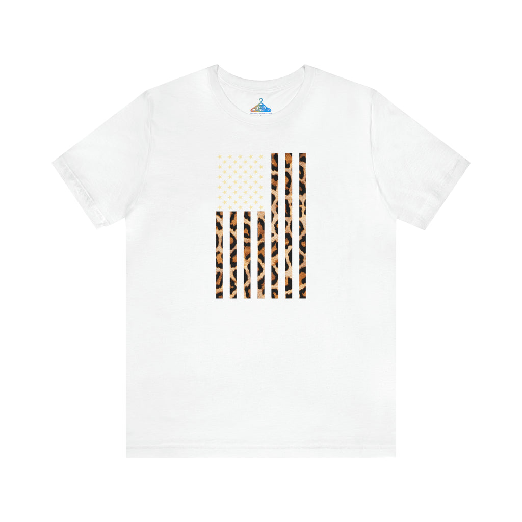 Leopard USA Flag T-Shirt - Eventclothing.com