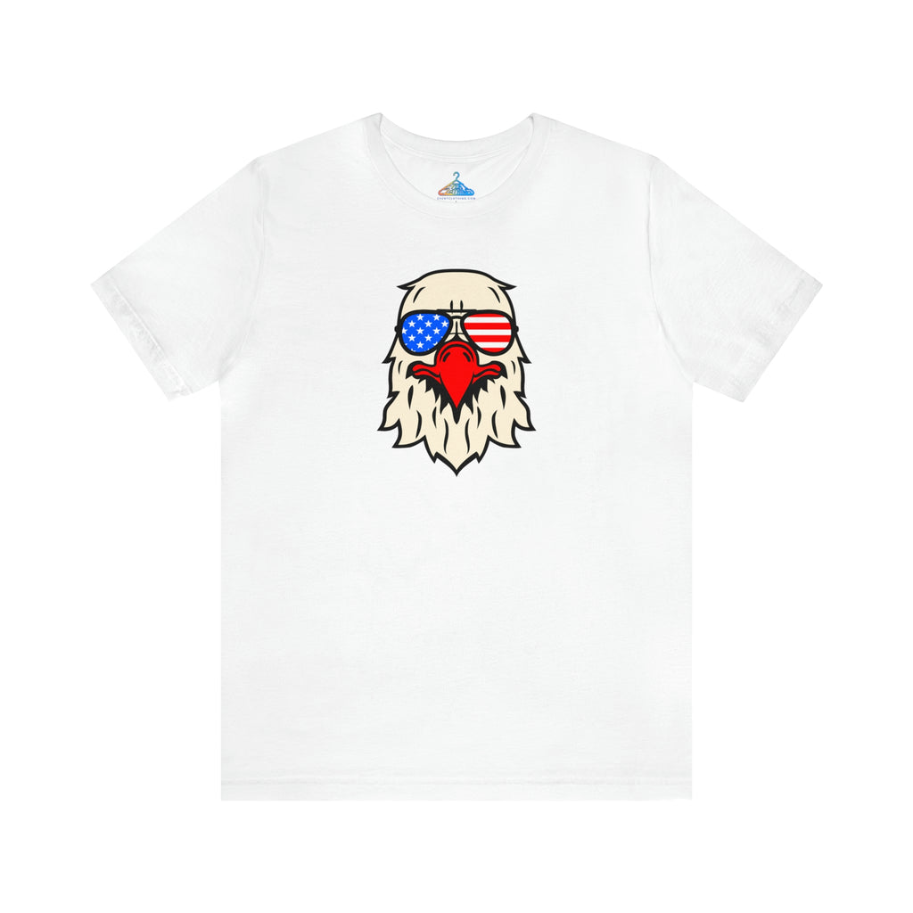 Eagle USA Flag Glasses T-Shirt - Eventclothing.com