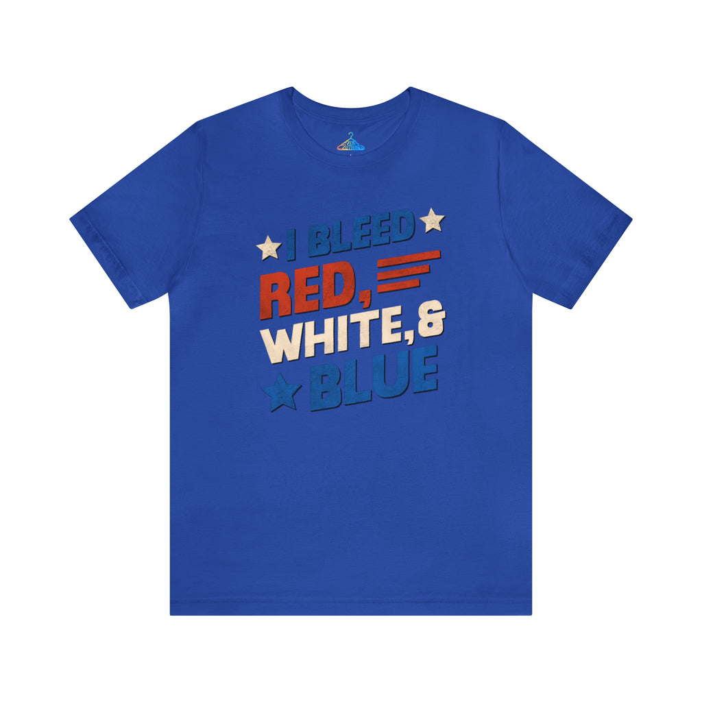 I Bleed Red White and Blue T-Shirt - Eventclothing.com