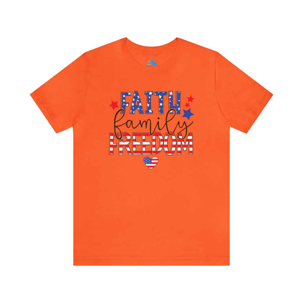 Faith Family Freedom T-Shirt - Eventclothing.com