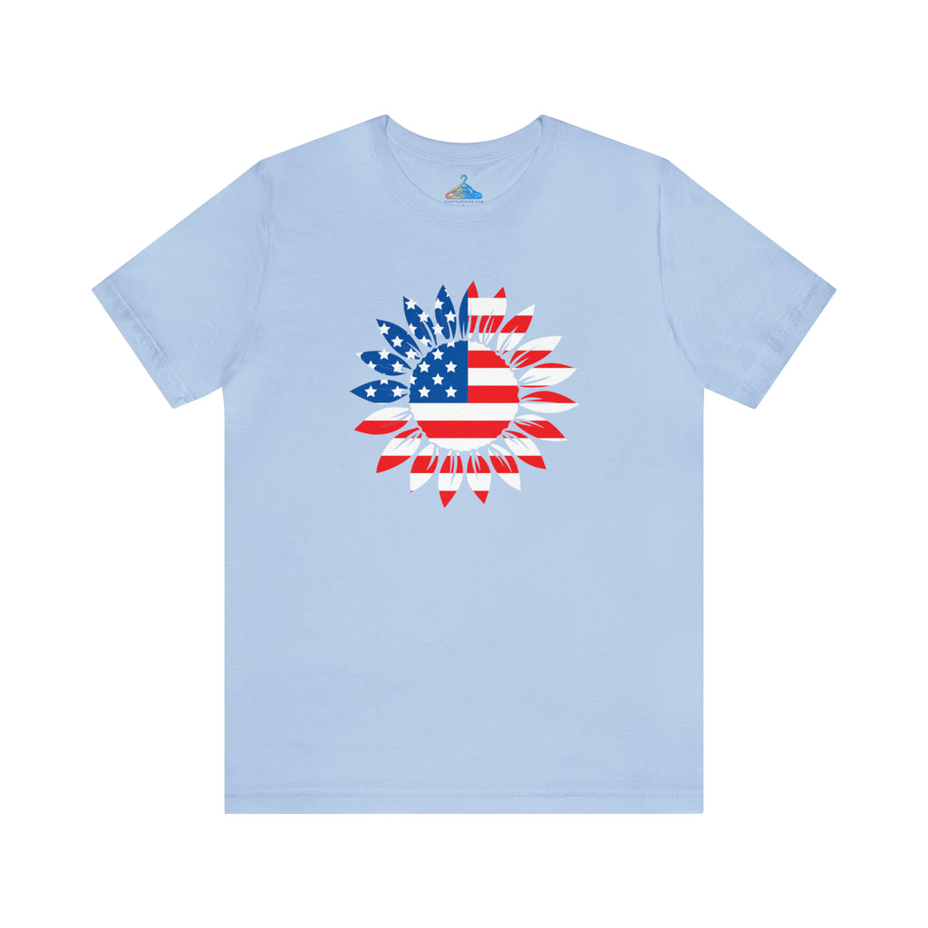 Fourth of July Sunflower T-Shirt - Eventclothing.com