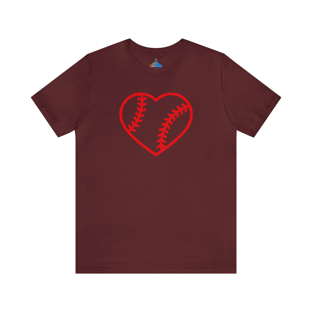 Baseball Heart T-Shirt - Eventclothing.com