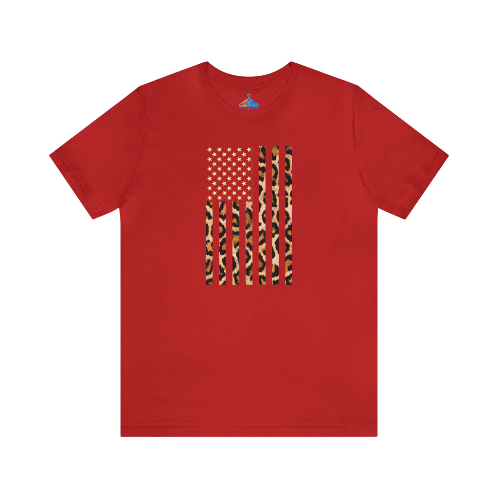 Leopard USA Flag T-Shirt - Eventclothing.com