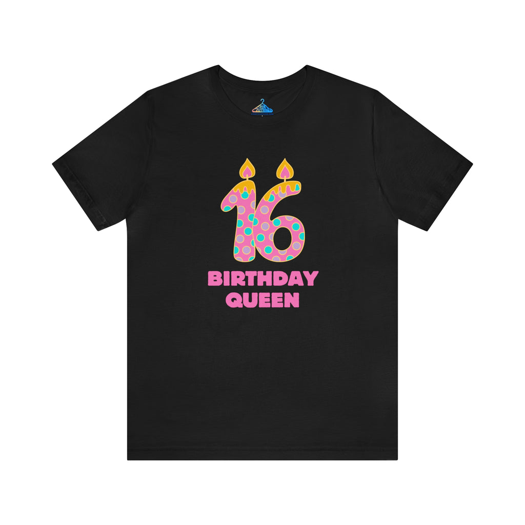 Birthday Queen 16 T-Shirt - Eventclothing.com