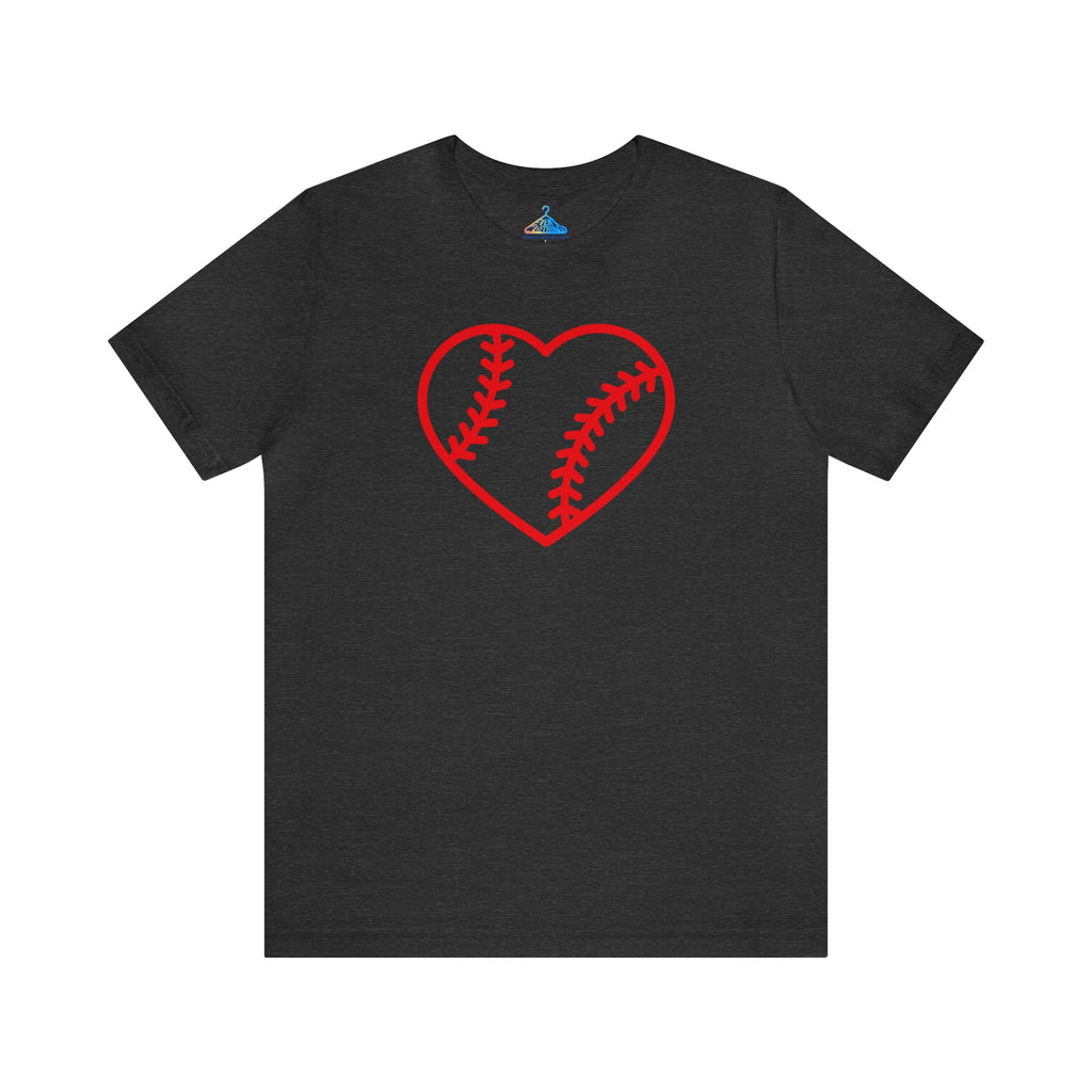 Baseball Heart T-Shirt - Eventclothing.com