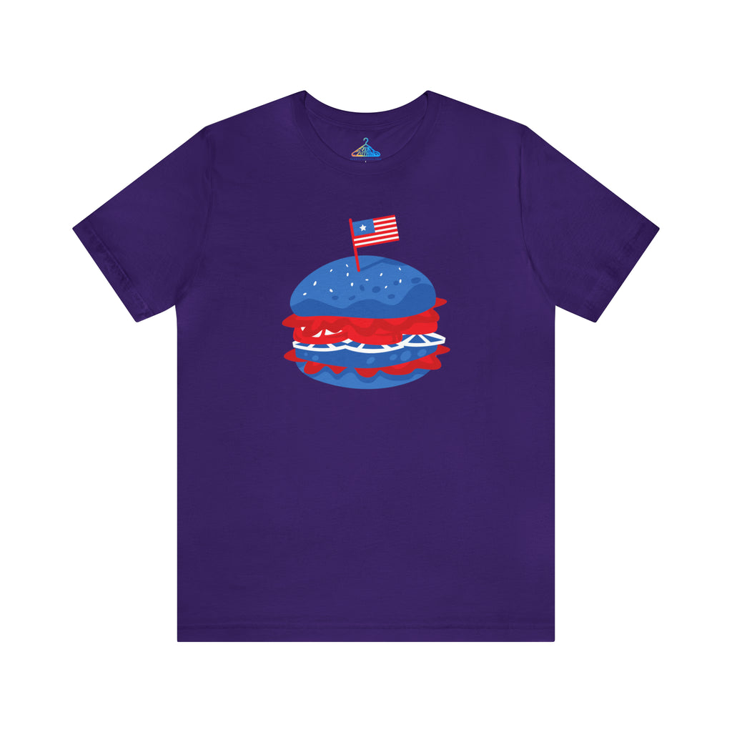 Fourth of July Burger T-Shirt - Eventclothing.com