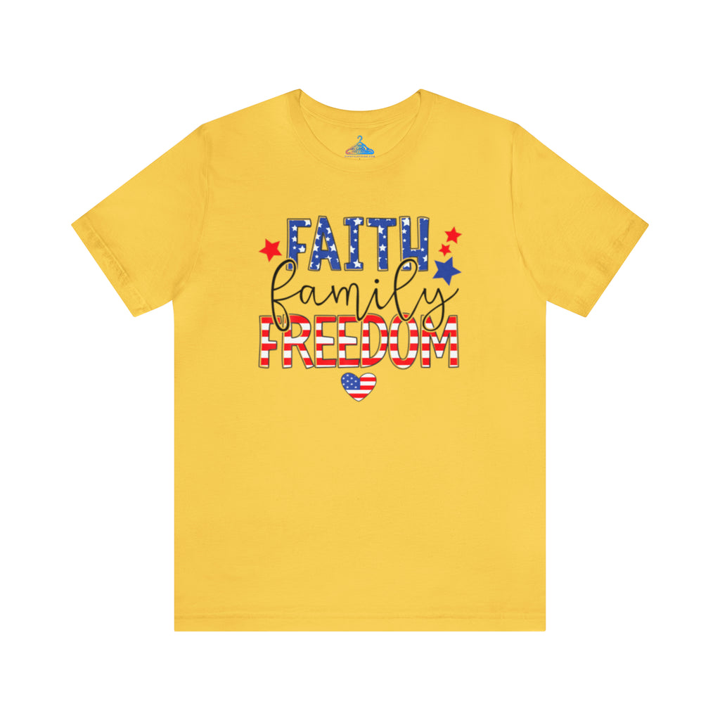 Faith Family Freedom T-Shirt - Eventclothing.com