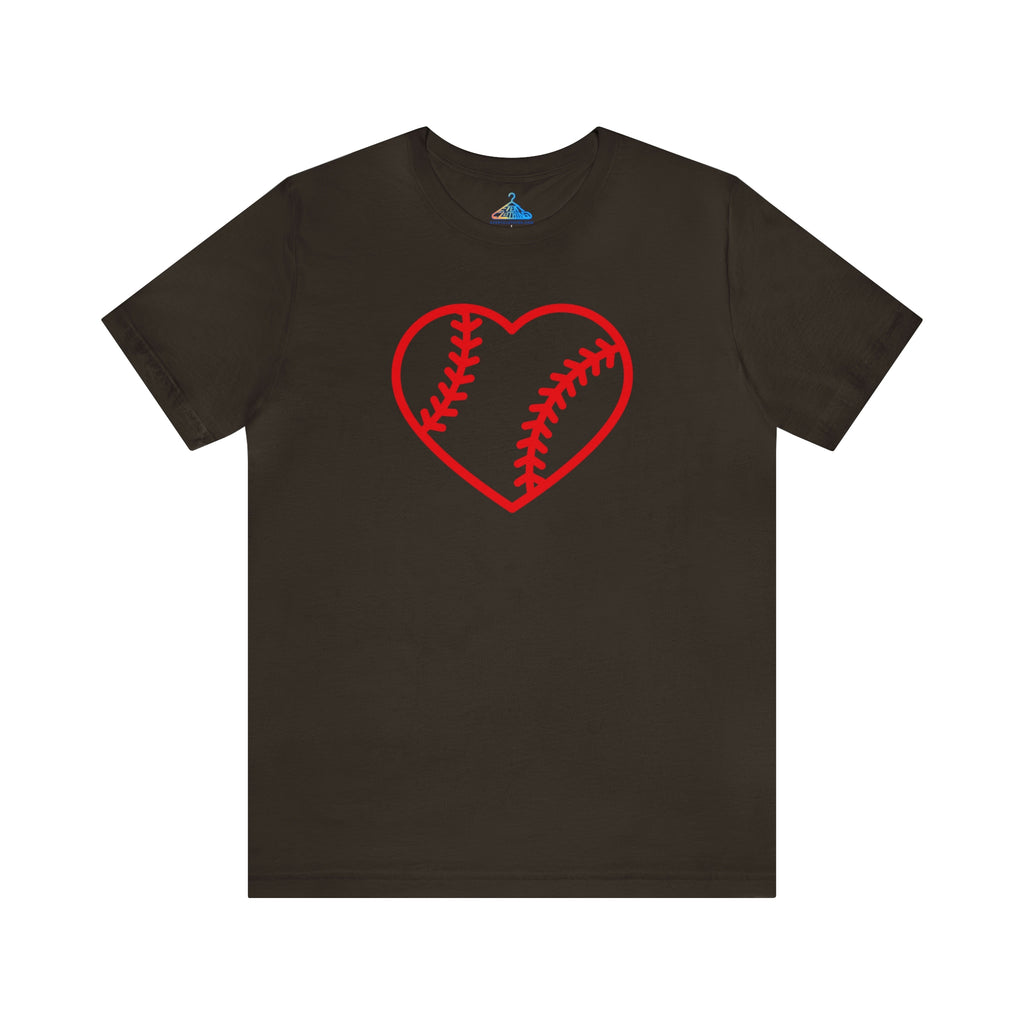 Baseball Heart T-Shirt - Eventclothing.com