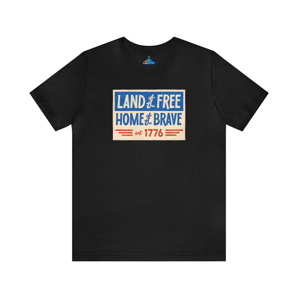 Land Of The Free Home Of The Brave T-Shirt - Eventclothing.com