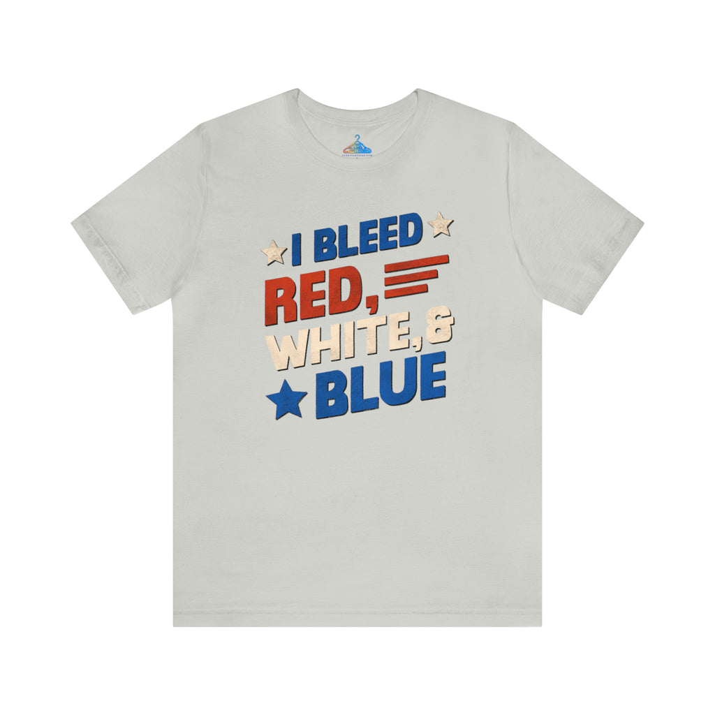 I Bleed Red White and Blue T-Shirt - Eventclothing.com