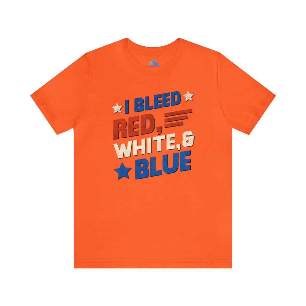 I Bleed Red White and Blue T-Shirt - Eventclothing.com