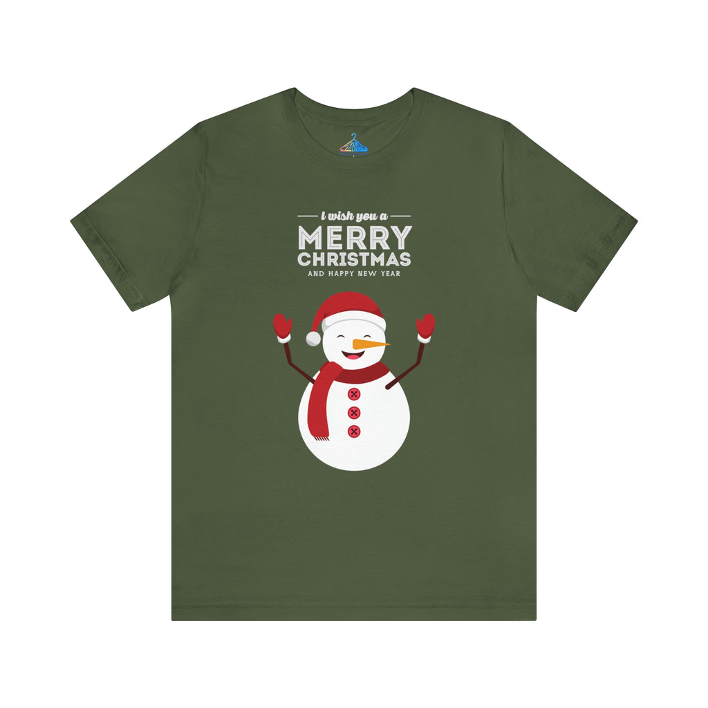 Merry Christmas Snow Man T-Shirt - Eventclothing.com