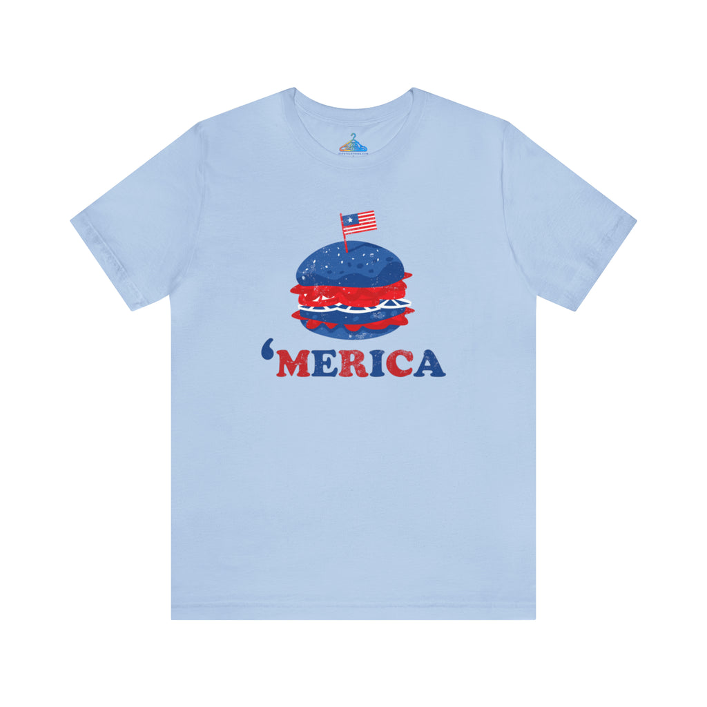 Fourth of July Burger T-Shirt - Eventclothing.com