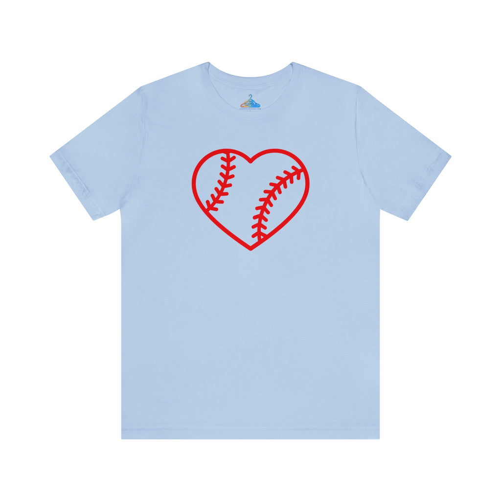 Baseball Heart T-Shirt - Eventclothing.com