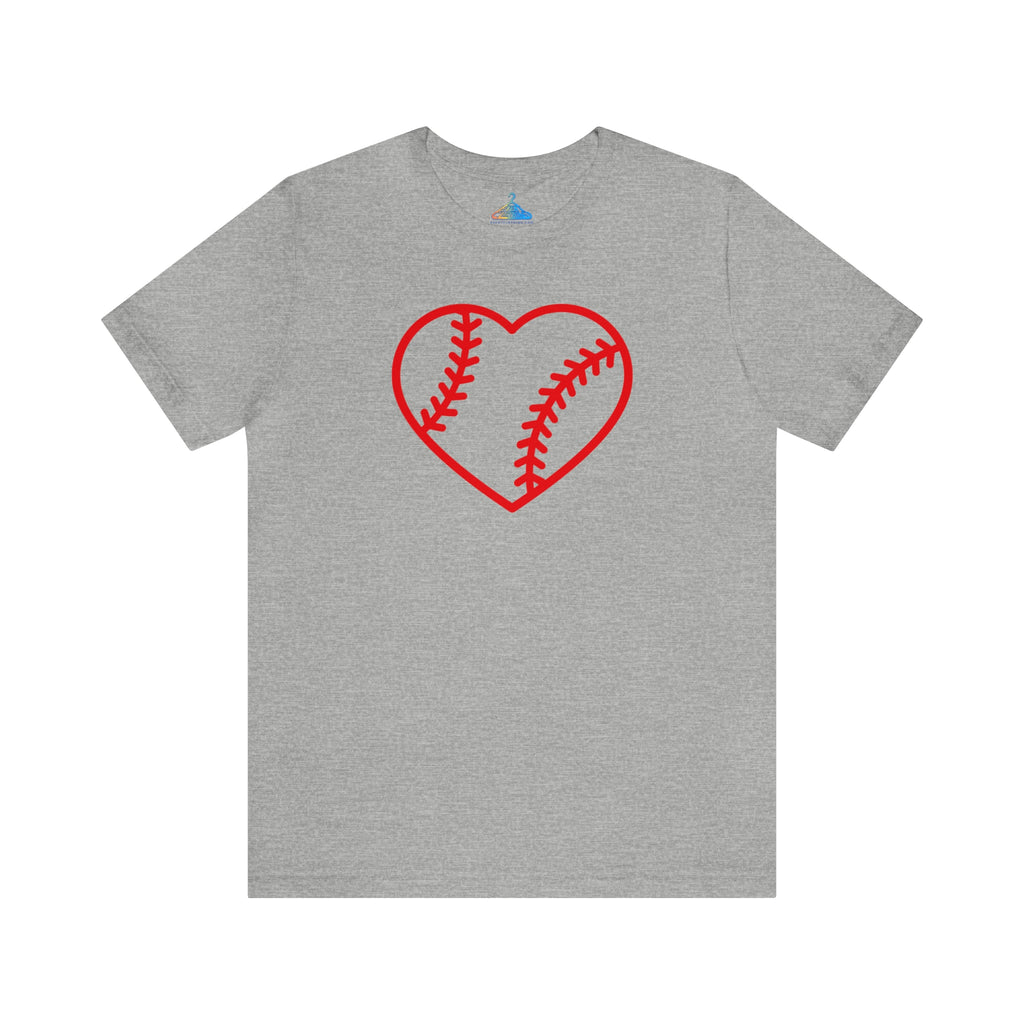 Baseball Heart T-Shirt - Eventclothing.com